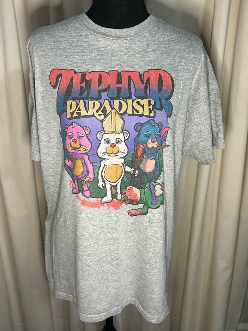 High on Life Zephyr Paradise Graphic Tee - Light Gray